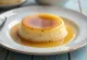 Vanilla Flan served with caramel sauce