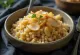 Garlic Kasha served in a rustic bowl