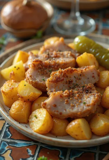 Brassoi pork and potato skillet with fresh parsley