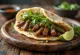 Asian style beef wrap with fresh vegetables
