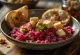 Beet and quinoa curry with tofu