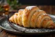 Freshly baked danish vanilla croissant