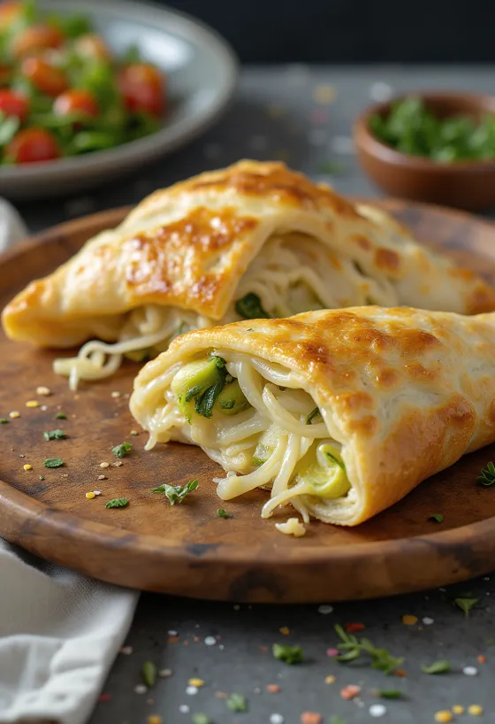 Kohlrabi calzone