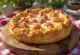 Savory puff pastry tart with ham, cheese, and basil