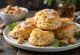 Peanut butter biscuits fresh from oven