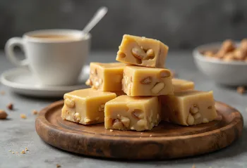 Soft Pé de Moleque fudge squares