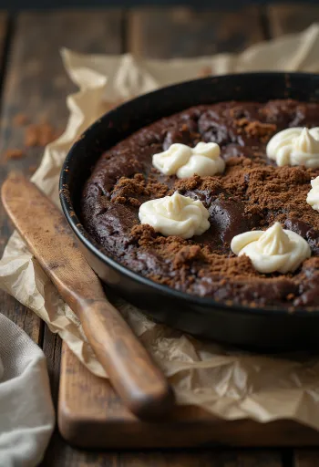 Chocolate and Cheese Polka Dot Cake sliced