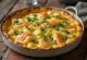 Torta Capixaba pie with hearts of palm and fish, fresh out of the oven
