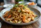 Chicken Yakisoba with crisp vegetables