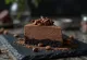 Vegan Chocolate Mousse Cake with cocoa and fruit