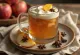 Mulled apple cider served in a glass