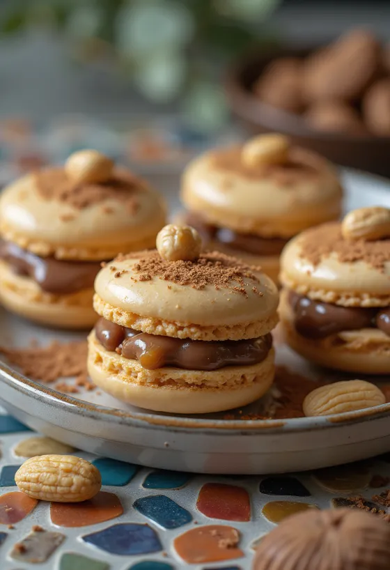 Snickers macarons