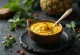 Pineapple curry sauce served in a bowl