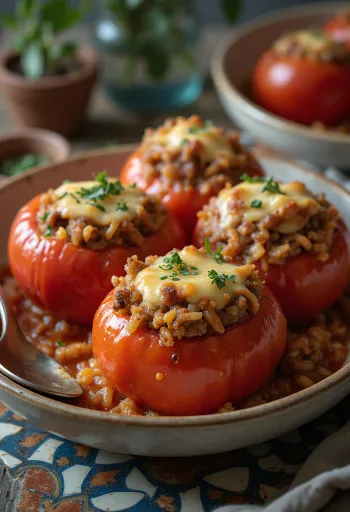 Stuffed roasted tomatoes