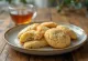 Freshly baked butter shortbread cookies