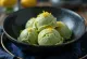 Green Tea and Lemon ice cream scoop