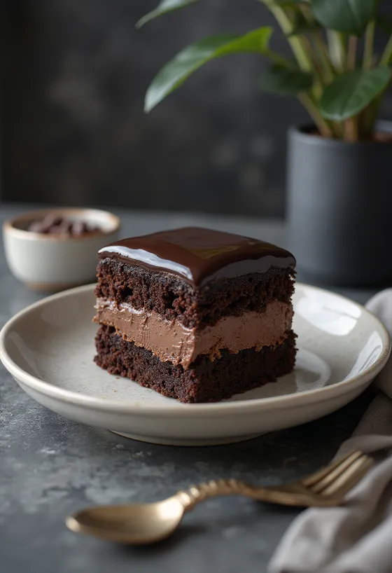 Rigojancsi cake served