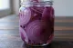 Jar of pickled red onions