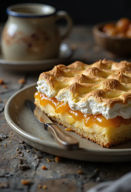 Rakoczi cheesecake served