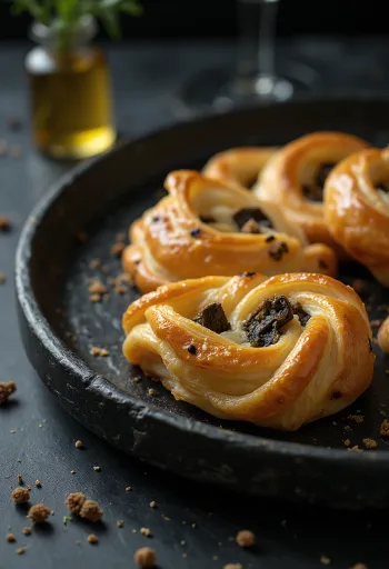 Truffle burek served
