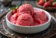 Strawberry Basil Sorbet scoop