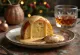 Panettone served with Baileys cream