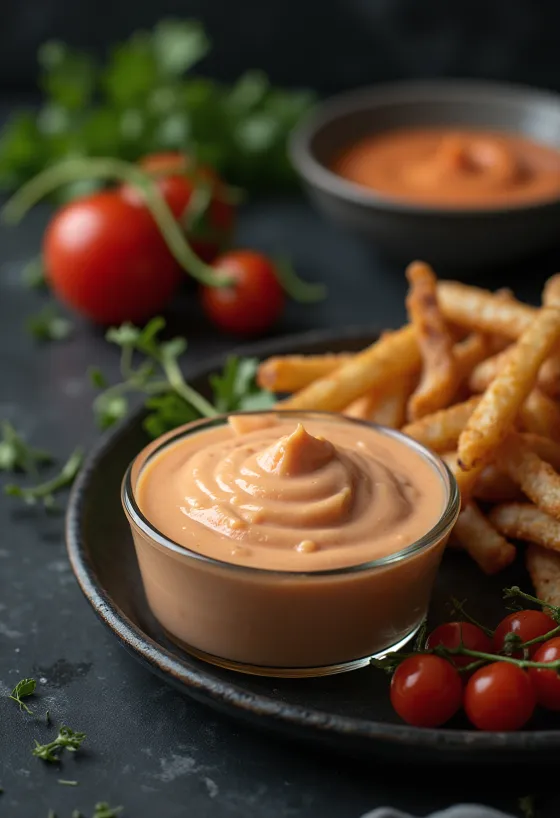 Spicy Sriracha mayo served in a bowl