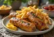 Mici meat rolls with fries and mustard