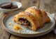 Vodka croissants served