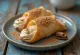 Chai latte cannoli served