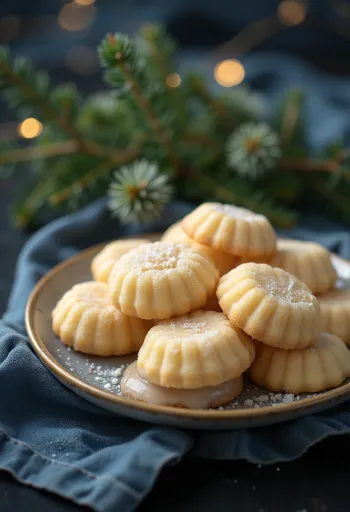 Honey gingerbread cookies coated with glaze, in a festive setting