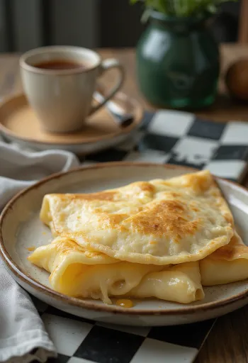 Classic Beiju, tapioca flour crepe freshly baked