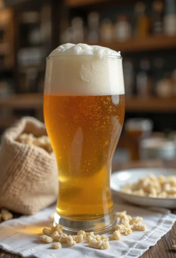 Bottles of homemade beer