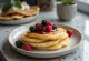 Pannkakor Swedish pancakes served