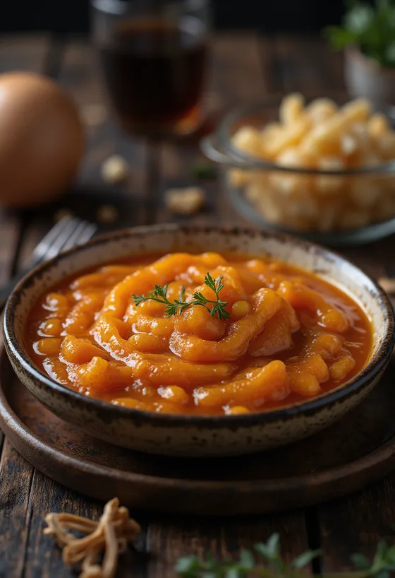 Mitmita hot sauce served with injera bread