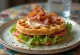 BLT waffles freshly baked with crispy bacon, tomato, and lettuce
