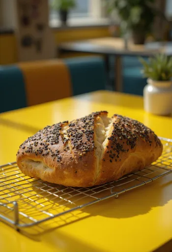 Freshly baked German Spelt Bread