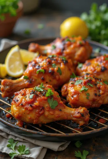 Peri-Peri Chicken, spicy roasted chicken with lemon