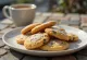 Freshly baked coffee bean cookies
