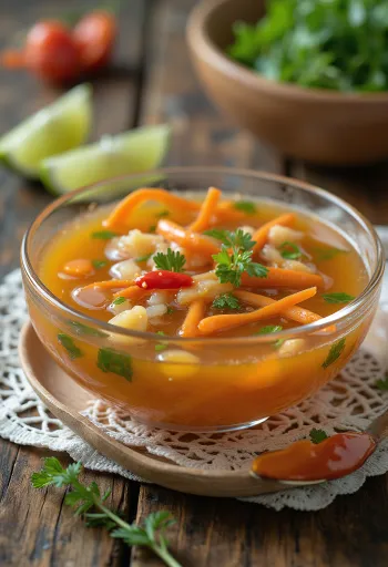 Nuoc cham sauce served in a bowl