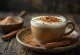 Honey Chai Latte served with cinnamon stick and spices