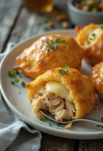 Coxinha with Requeijão, creamy chicken filling