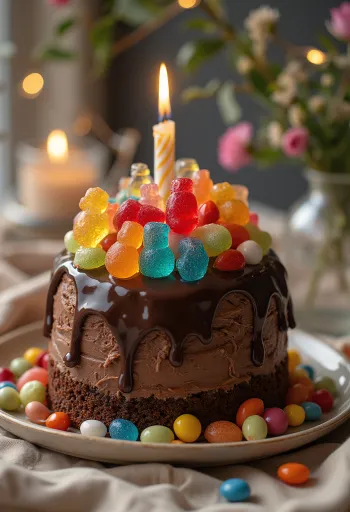 Candy Chocolate Cake
