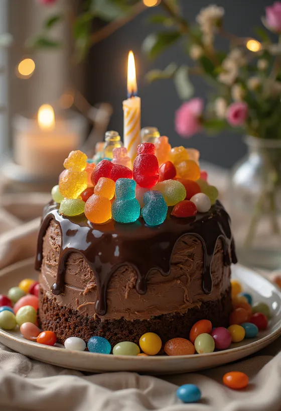 Candy Chocolate Cake