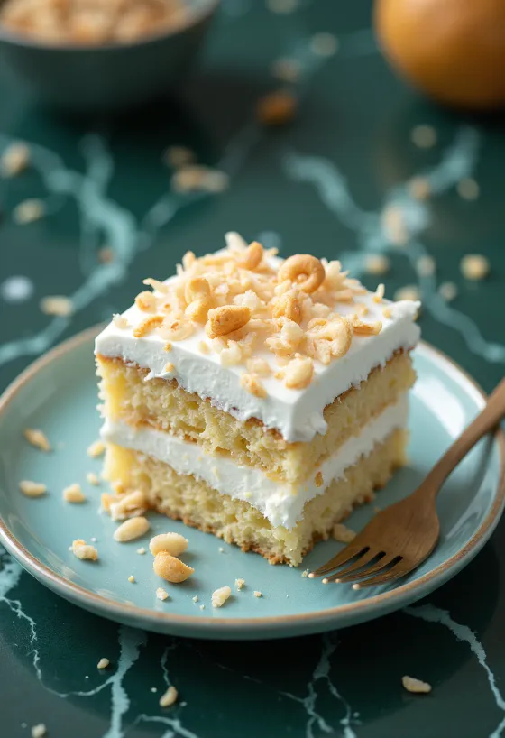 Coconut cream cake