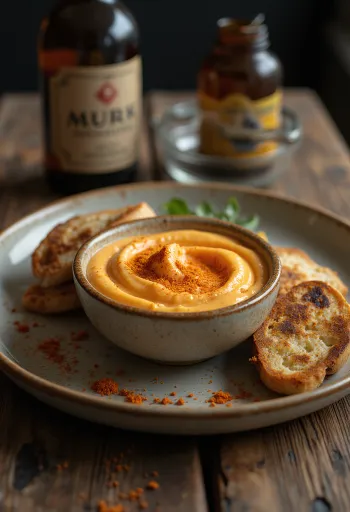 Smoked paprika mayo served in a bowl