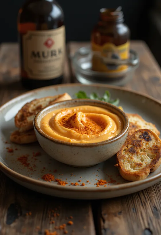 Smoked paprika mayo served in a bowl