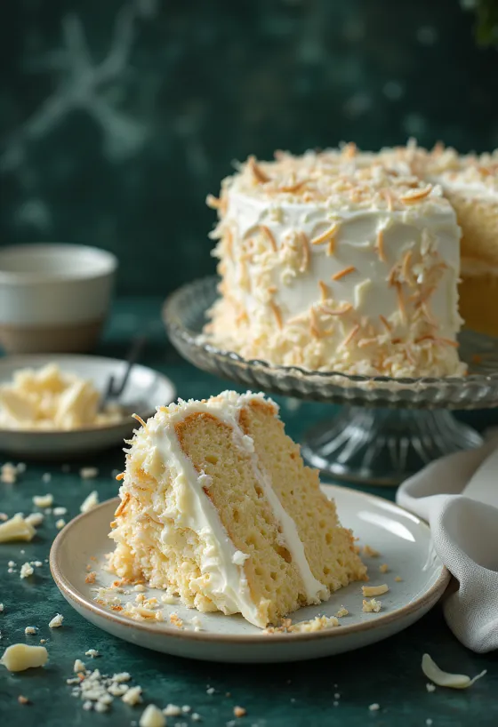Coconut layer cake