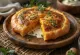 Golden baked sweet potato calzone