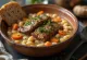 Hearty Hungarian bean soup with smoked ribs